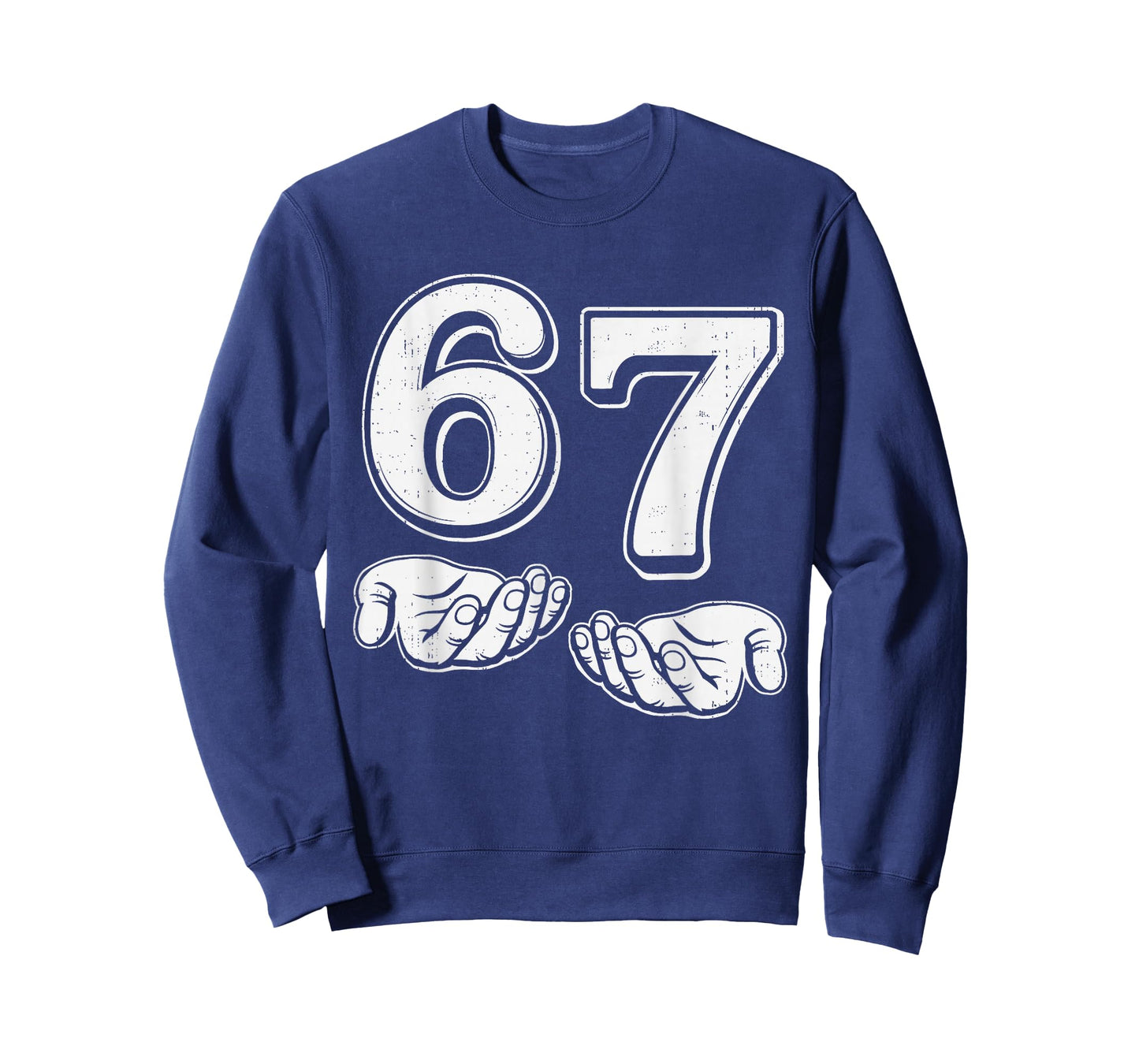 Six Seven 6 7 Meme Gen Alpha Slang 6 7 Hands Mens Boys Kids T-Shirt