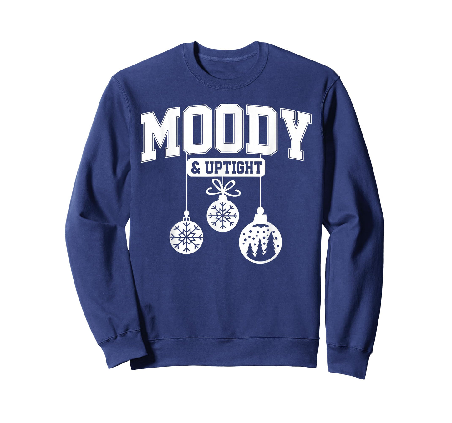 Merry and Bright Moody and Uptight Christmas Couple Matching T-Shirt