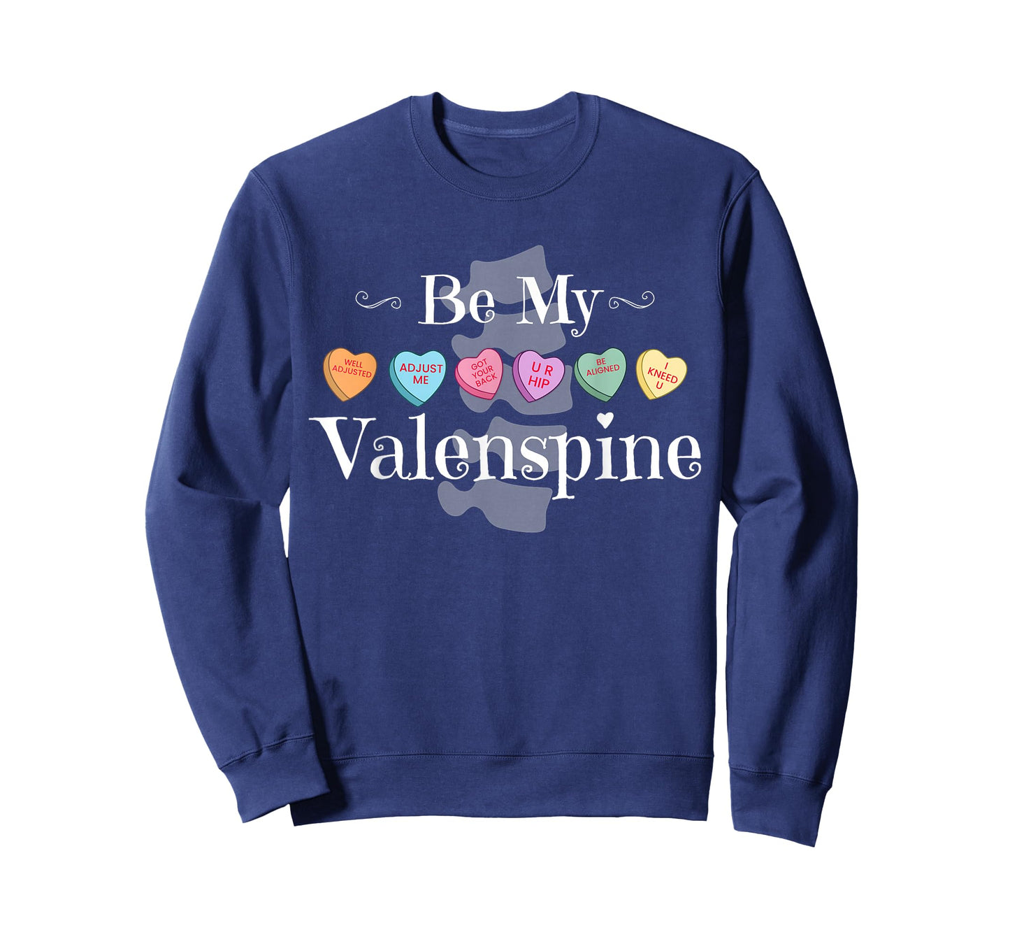 Spine Chiropractor Doctor Valenspine Valentine Chiro Squad T-Shirt