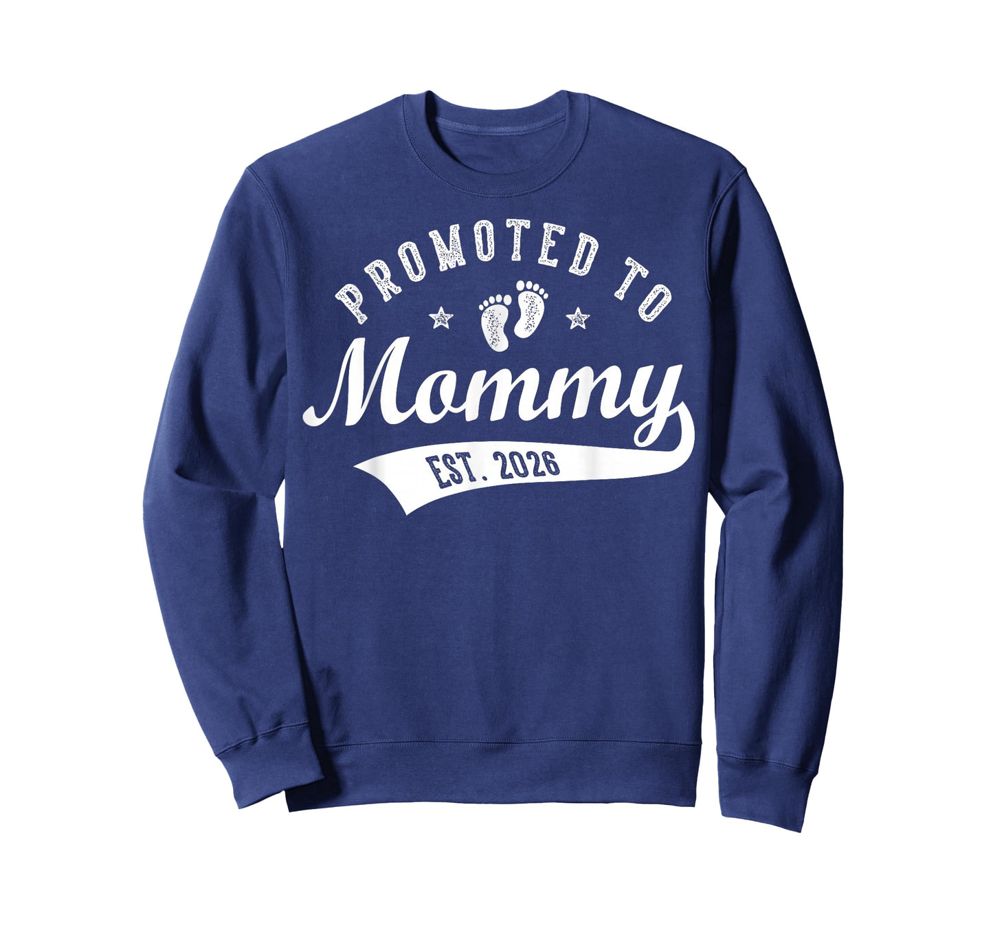 Promoted to Mommy Est. 2026 Baby Announcement Matching T-Shirt