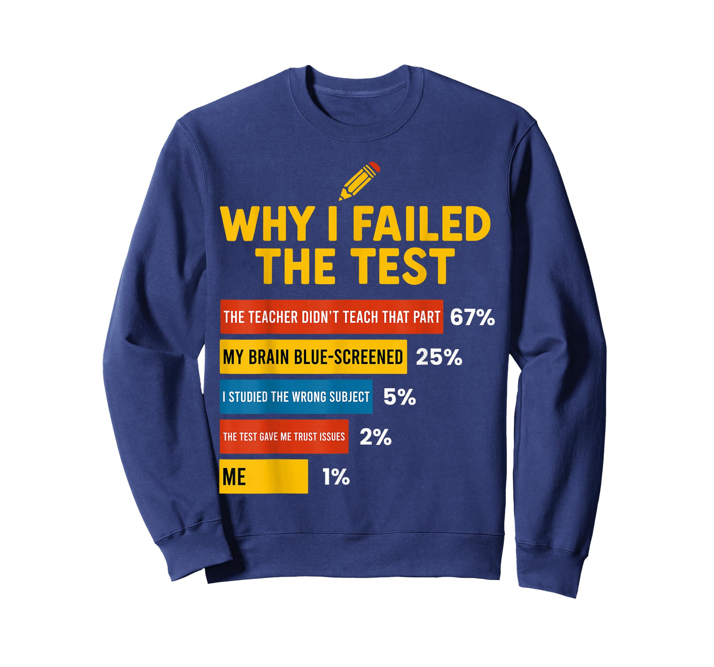 Funny 67 Meme School Humor Test Failure Joke Student T-Shirt