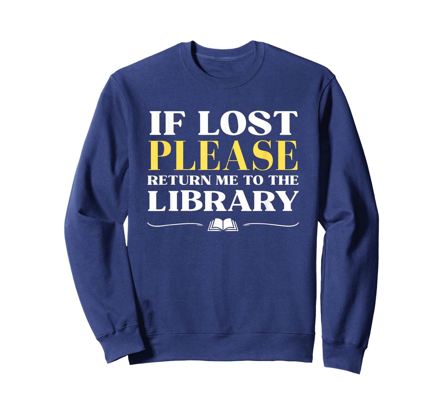 If Lost Return Me to Library Funny Librarian Bookworm Humor T-Shirt