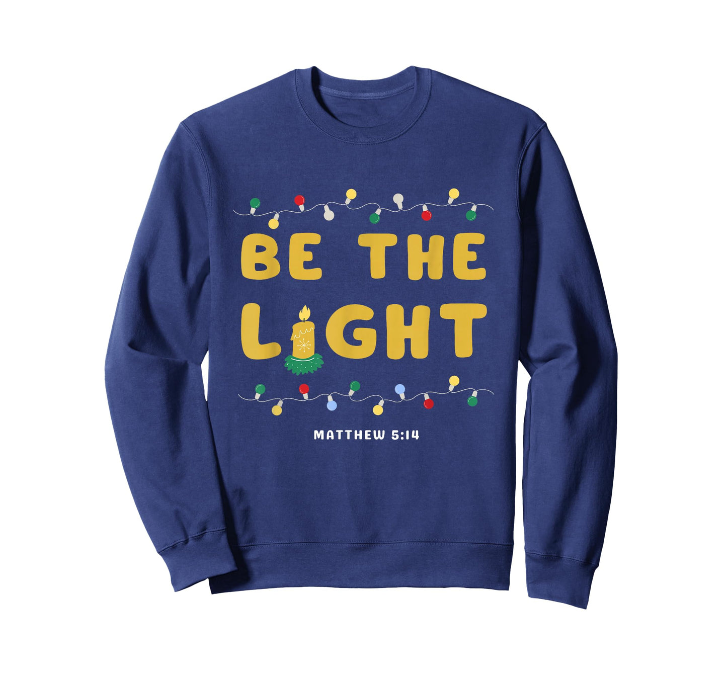 Christian Christmas Kids Be The Light Faith Matthew Bible T-Shirt