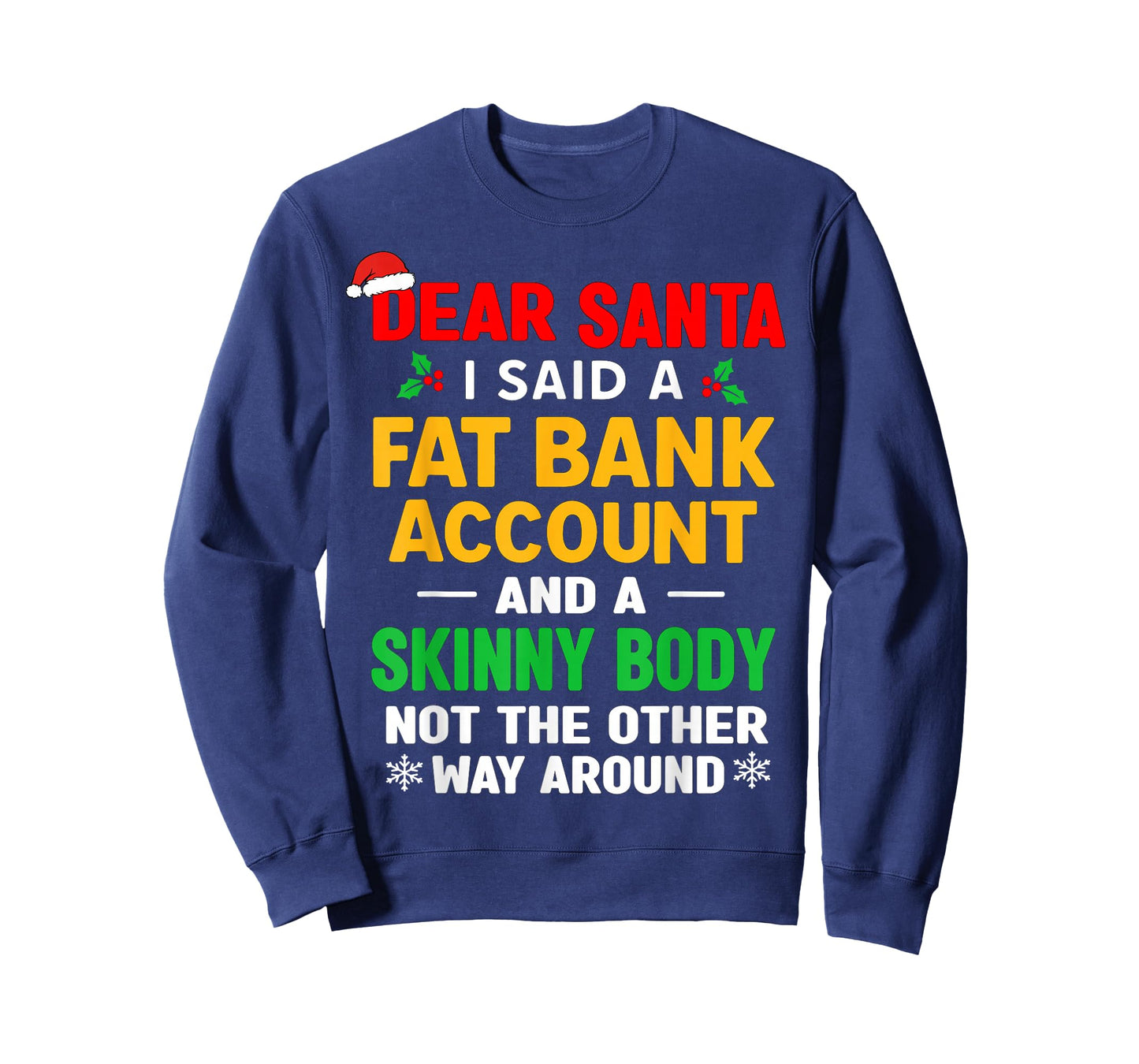 Funny Christmas Shirts for Men Women Adult Dear Santa Xmas T-Shirt