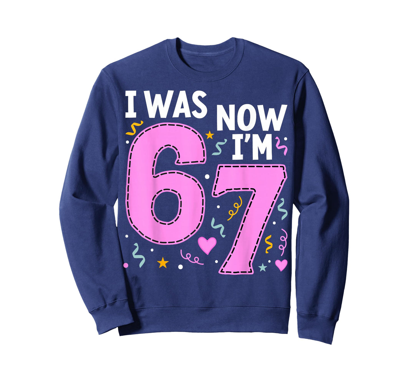 7 Year Old Birthday Girl Shirt - I was 6 Now I'm 7 67 Funny T-Shirt