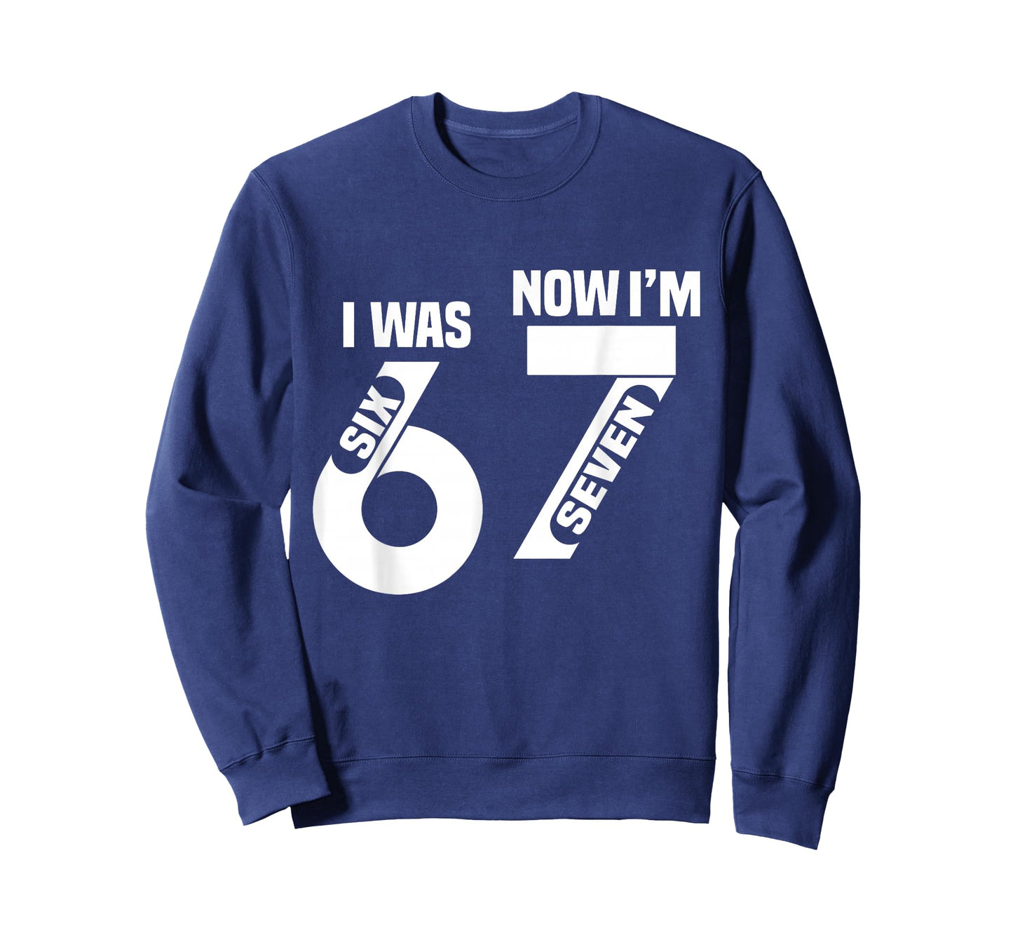 7 Year Old Birthday i was 6 Now I'm 7 67 Funny for Kids T-Shirt