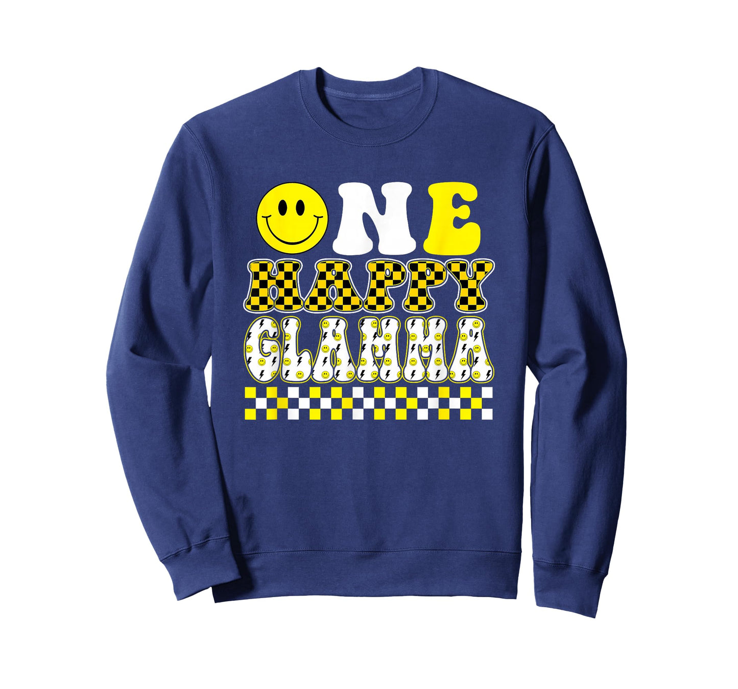 One Happy Dude Glamma 1st Birthday Family Matching T-Shirt