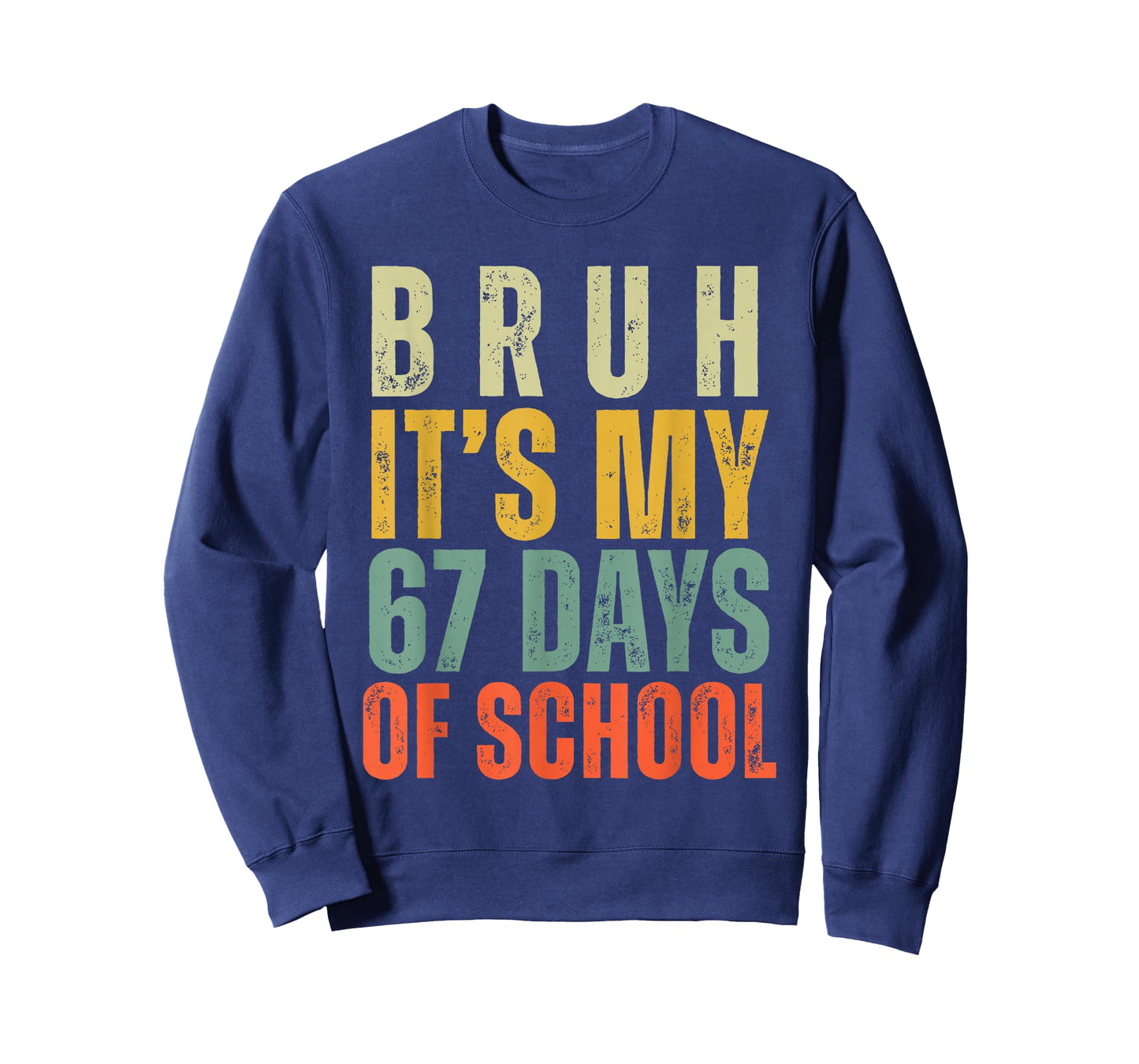Bruh It's My 67 Days of School Dabbing Boy Funny Six Seven T-Shirt