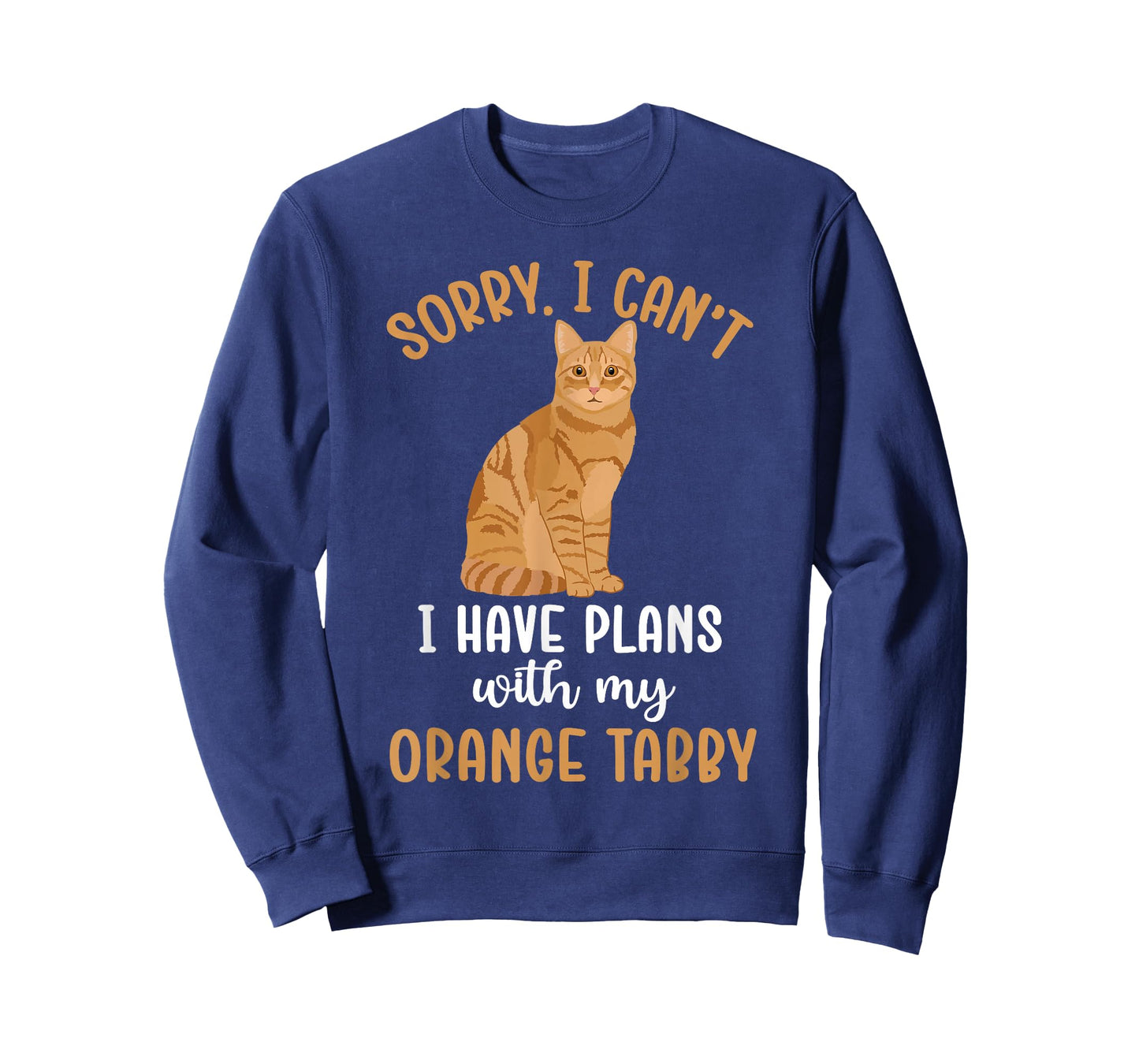 Plans with My Orange Tabby Cat Owner Orange Tabby Cat Lover T-Shirt