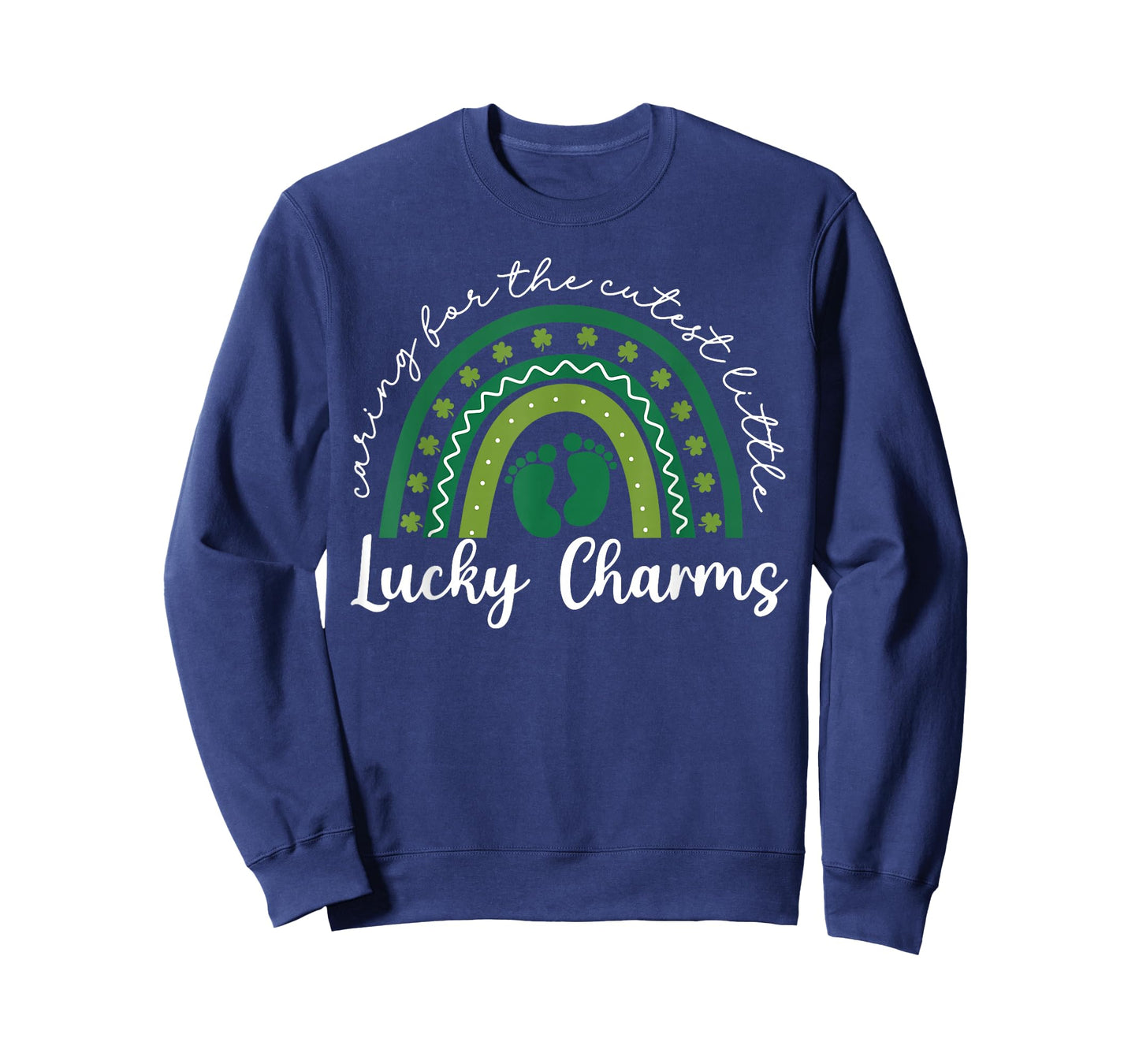 Caring for The Cutest Lucky Charms NICU St Patricks Day T-Shirt