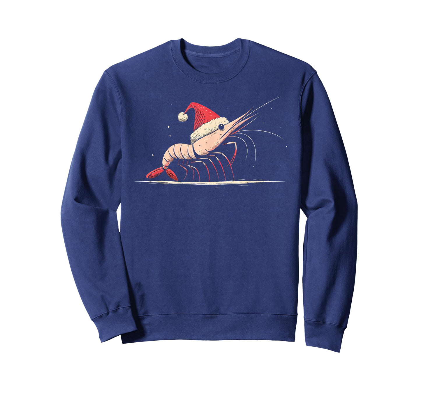 Funny Shrimp Christmas Graphics Animal Lights Lover T-Shirt