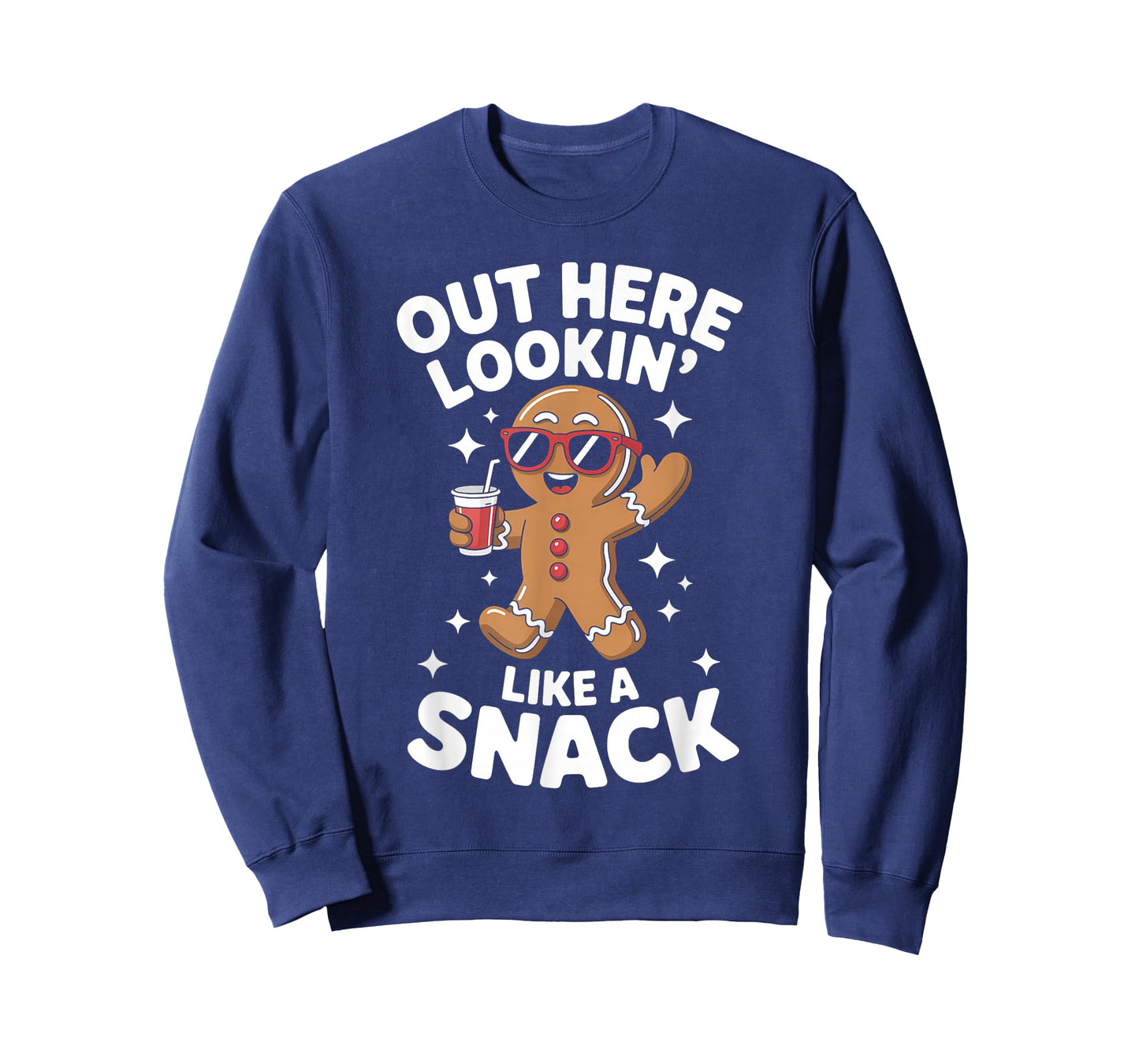Christmas Gingerbread Man Out Here Looking Like A Snack T-Shirt