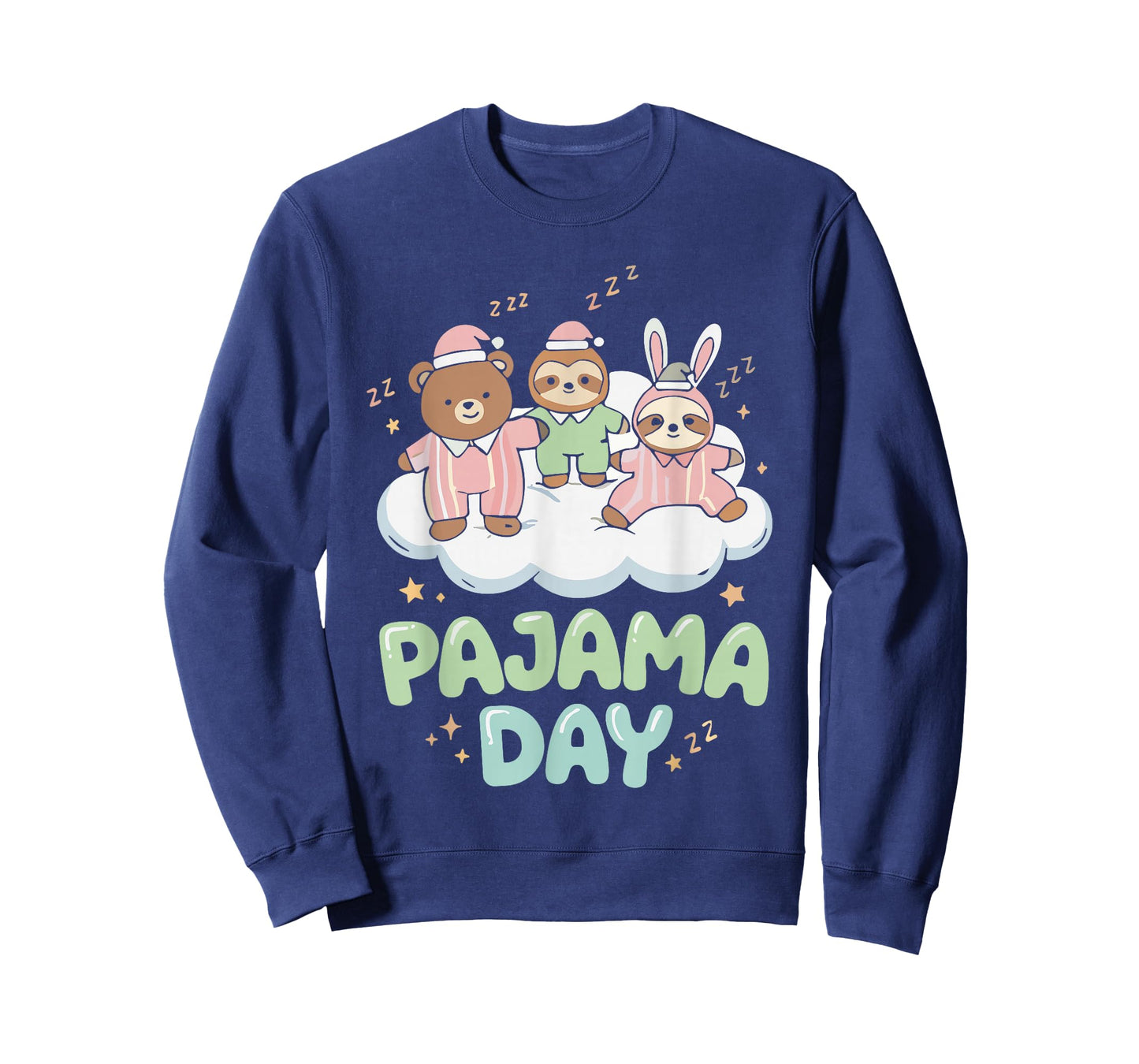 Teacher Pajama Day Shirt, Funny Cloud Sleepover School T-Shirt