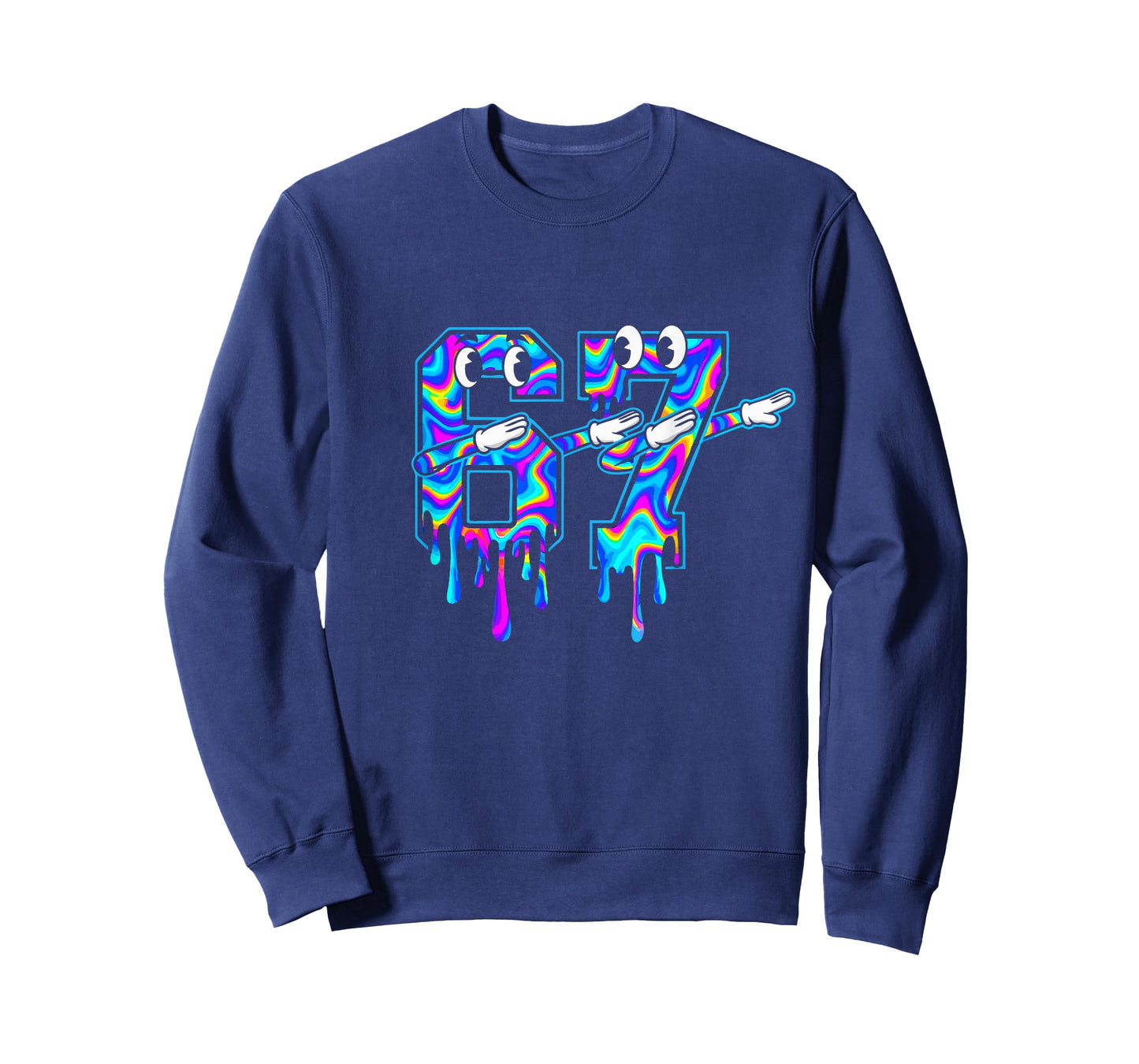 Swirl Six Seven Dab Drip 6 7 Dabbing Meme T-Shirt