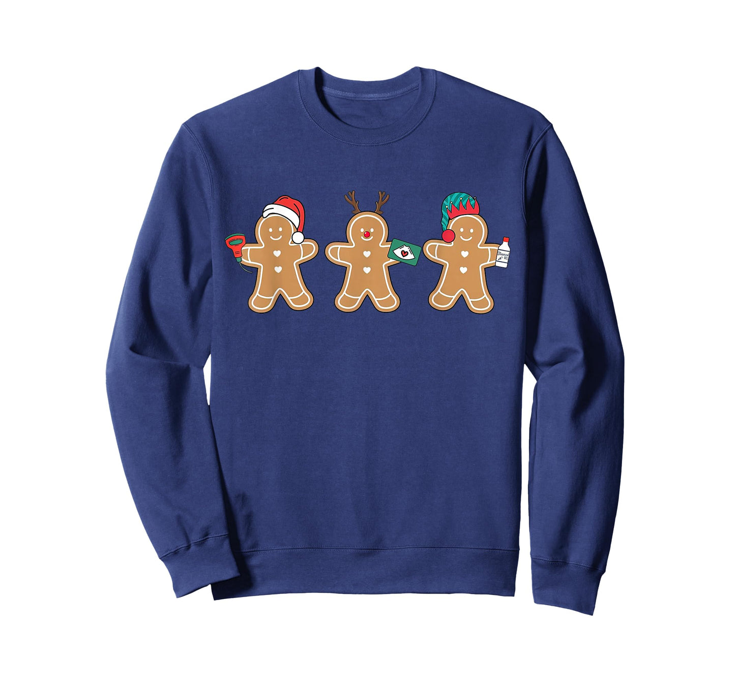Sonographer Gingerbread Ultrasound Tech Christmas MFM Nurse T-Shirt