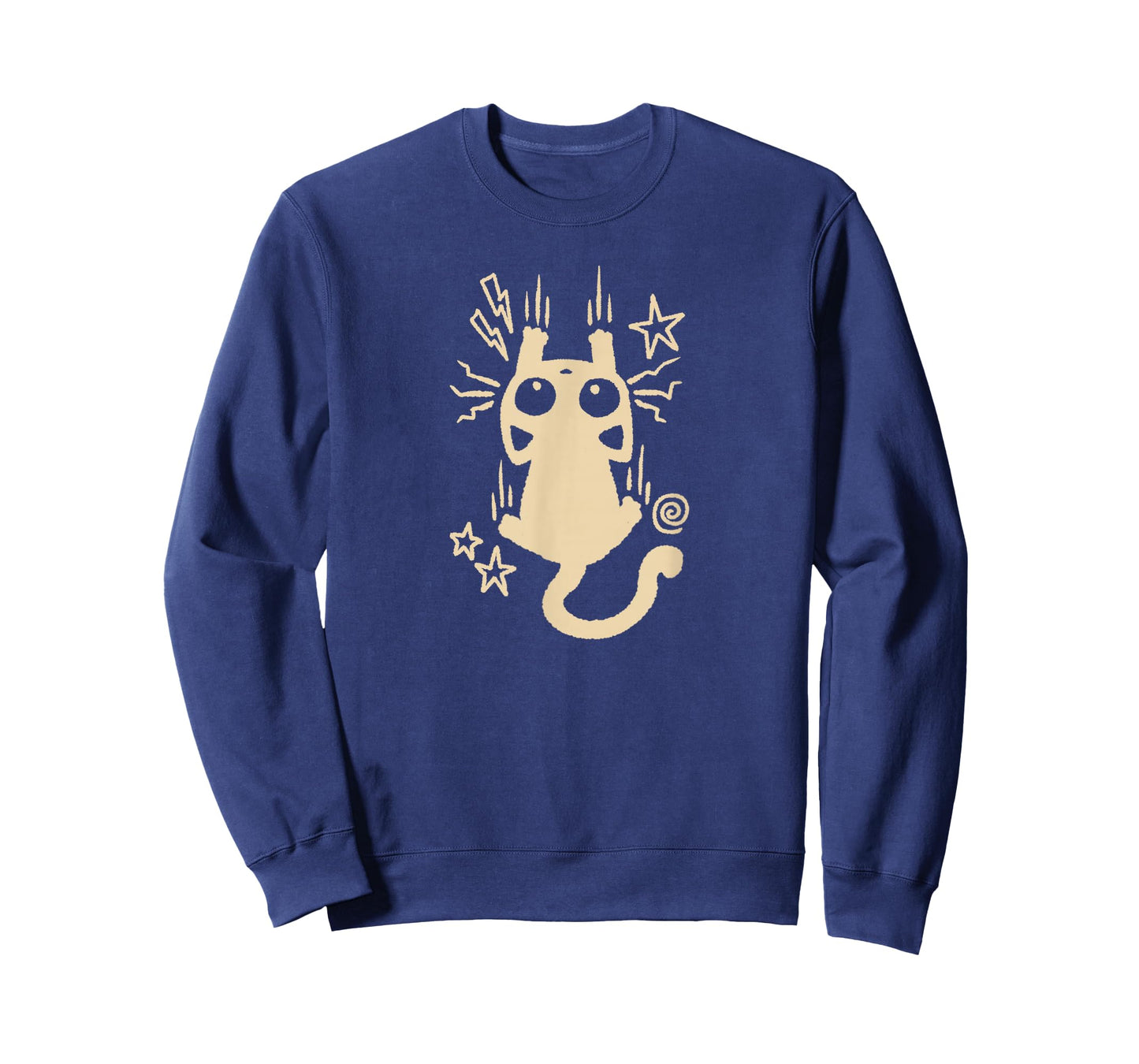 90s Y2K Clinging Tomcat Cat Leaving Scratch Marks T-Shirt