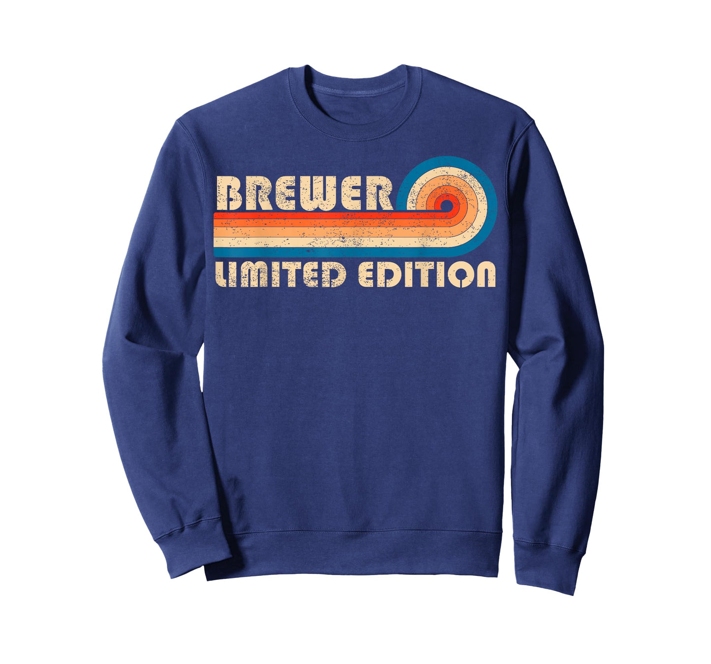 Brewer Surname Retro Vintage 80s 90s Birthday Reunion T-Shirt