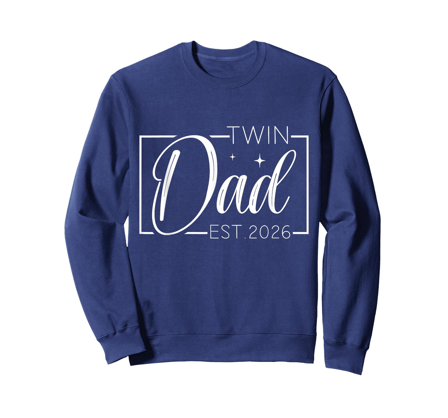 Twin Dad Father Mother of Twins est 2026 Father's Day T-Shirt