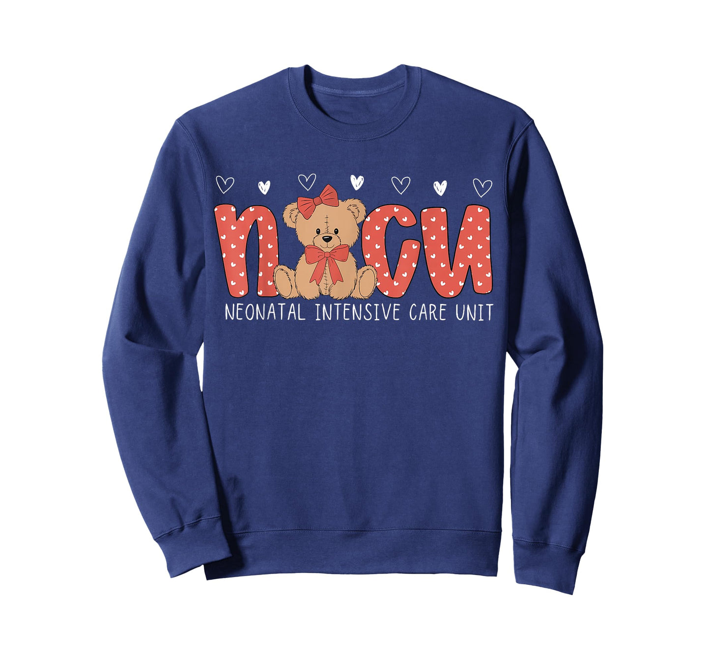 NICU Valentine Nurse Cute Bear Neonatal Intensive Care Unit T-Shirt