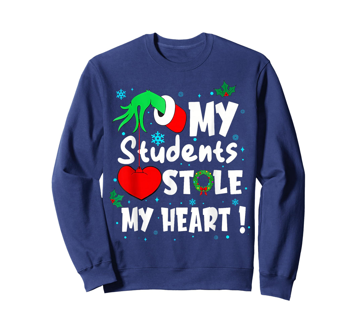 Tis The Season Christmas Funny My Students Stole My Heart T-Shirt