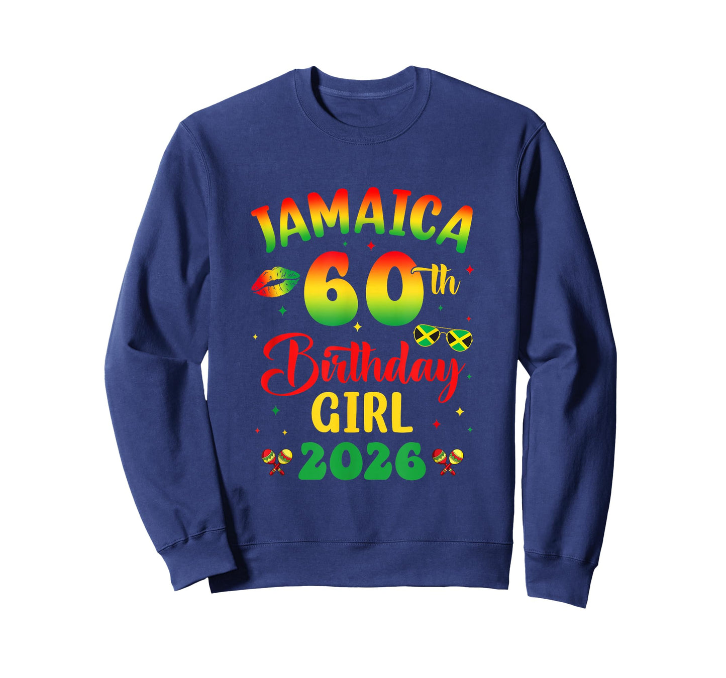 Jamaica 60Th Birthday Girl 2026 Party Matching Group T-Shirt