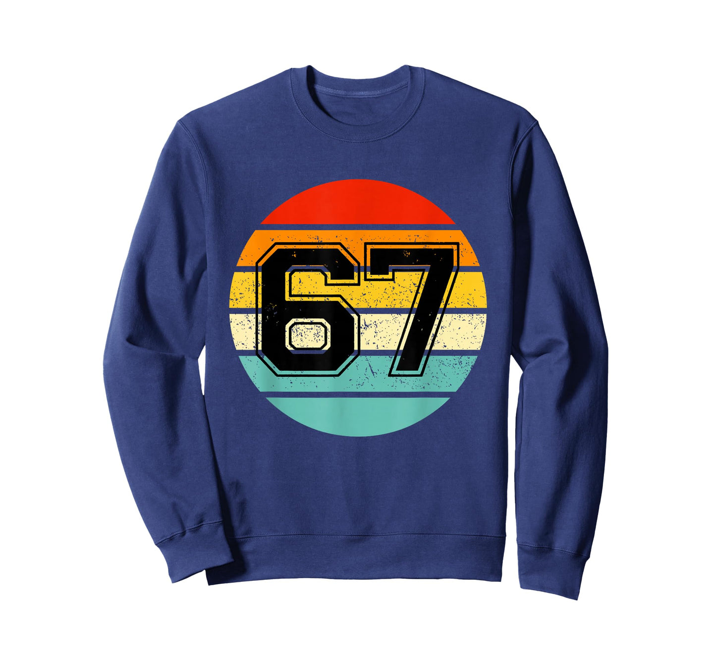 67 Meme Six Seven 6 7 Meme Funny Number Vintage T-Shirt