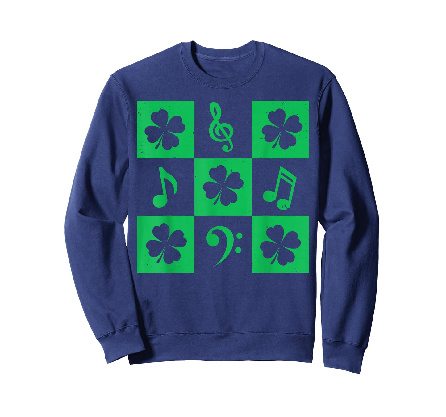 Music Note Shamrock St Patricks Day Musician Music Teacher T-Shirt