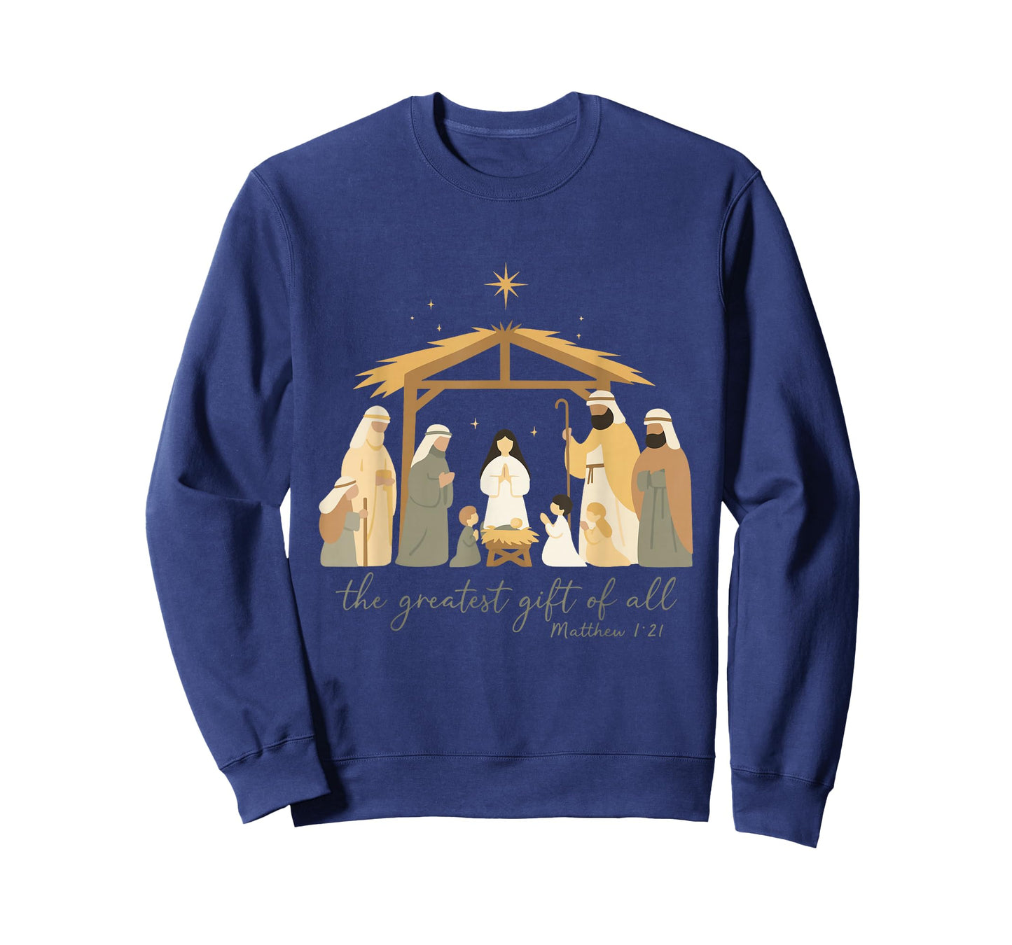 The Greatest Gift for All Christmas Nativity Jesus Christian T-Shirt