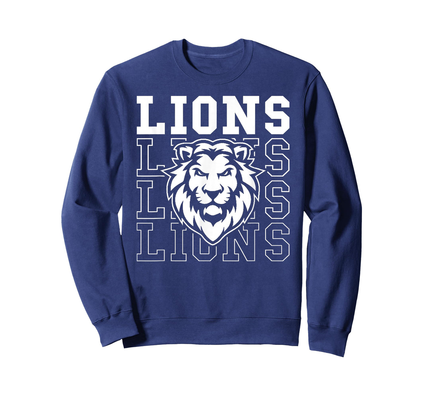 Lions School Spirit Fan Team Back to School T-Shirt