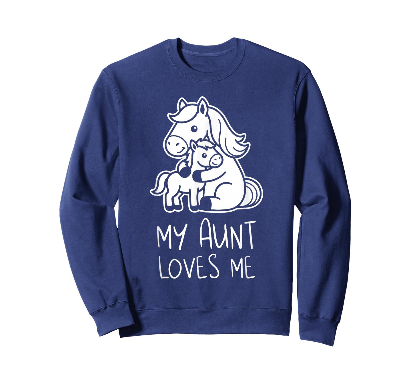 Cute Baby & Grandma My Aunt Loves Me Horse T-Shirt