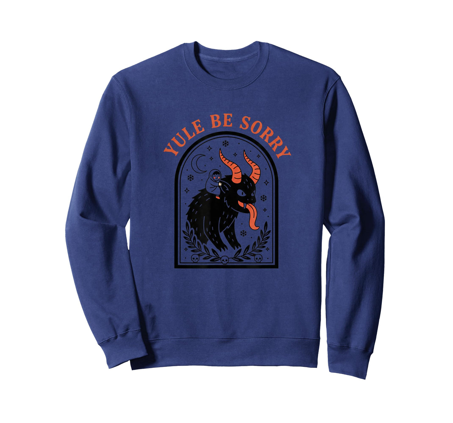 Christmas Yule Be Sorry Krampus, Dark Krampus Devil Holiday T-Shirt
