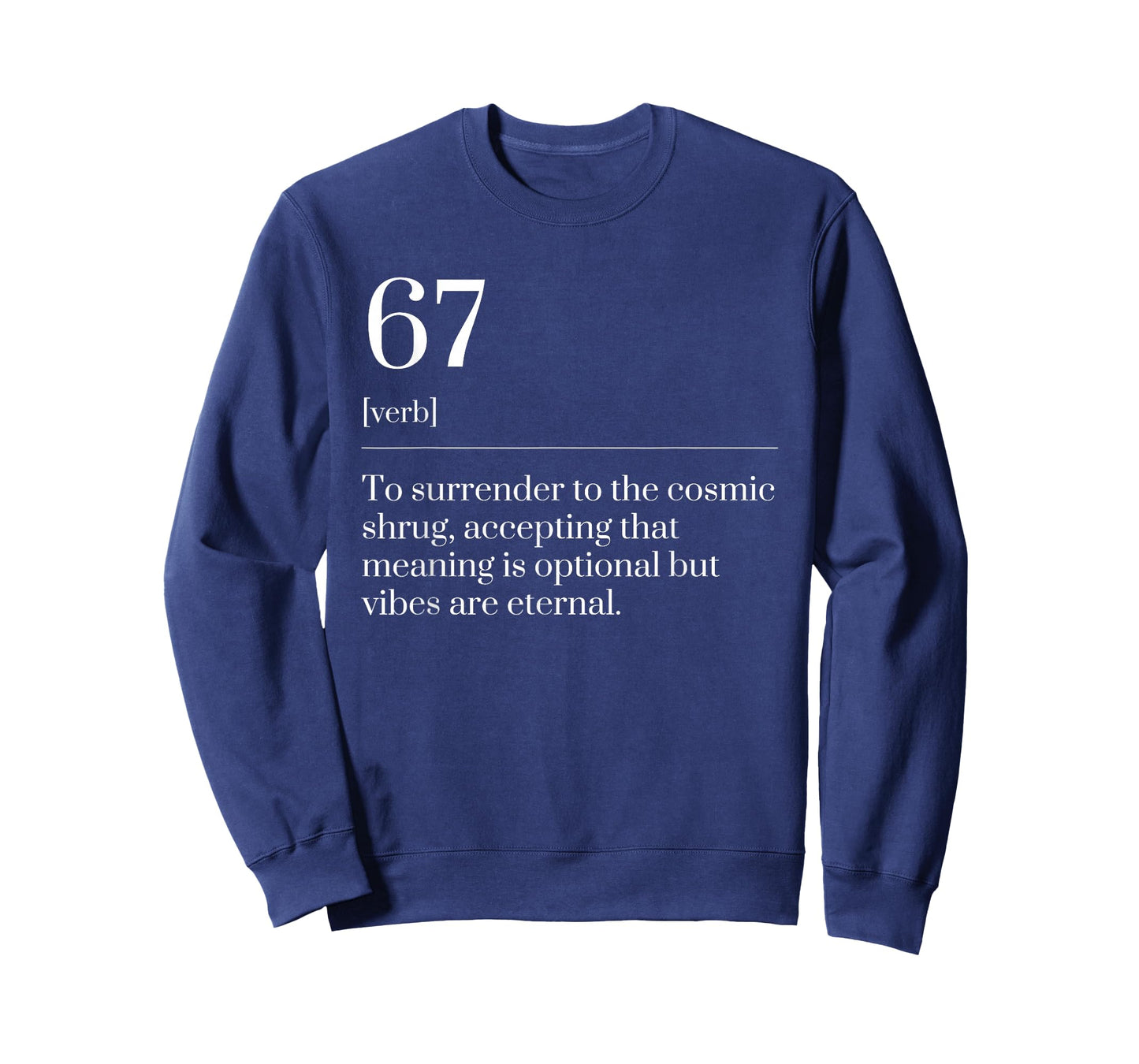 Funny Six Seven Number 67 Meme Dictionary Definition T-Shirt