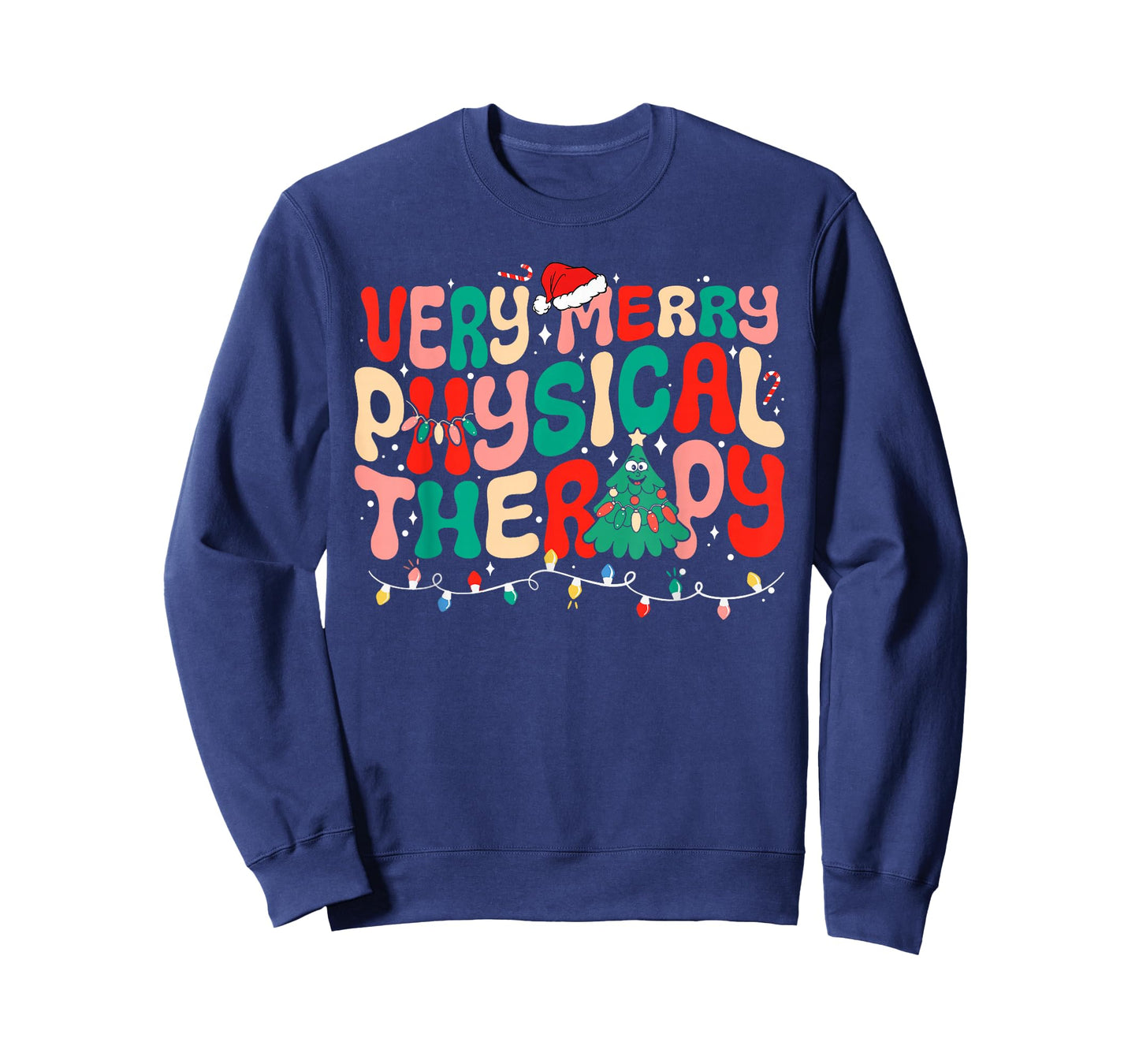 Very Merry Physical Therapy Christmas T-Shirt