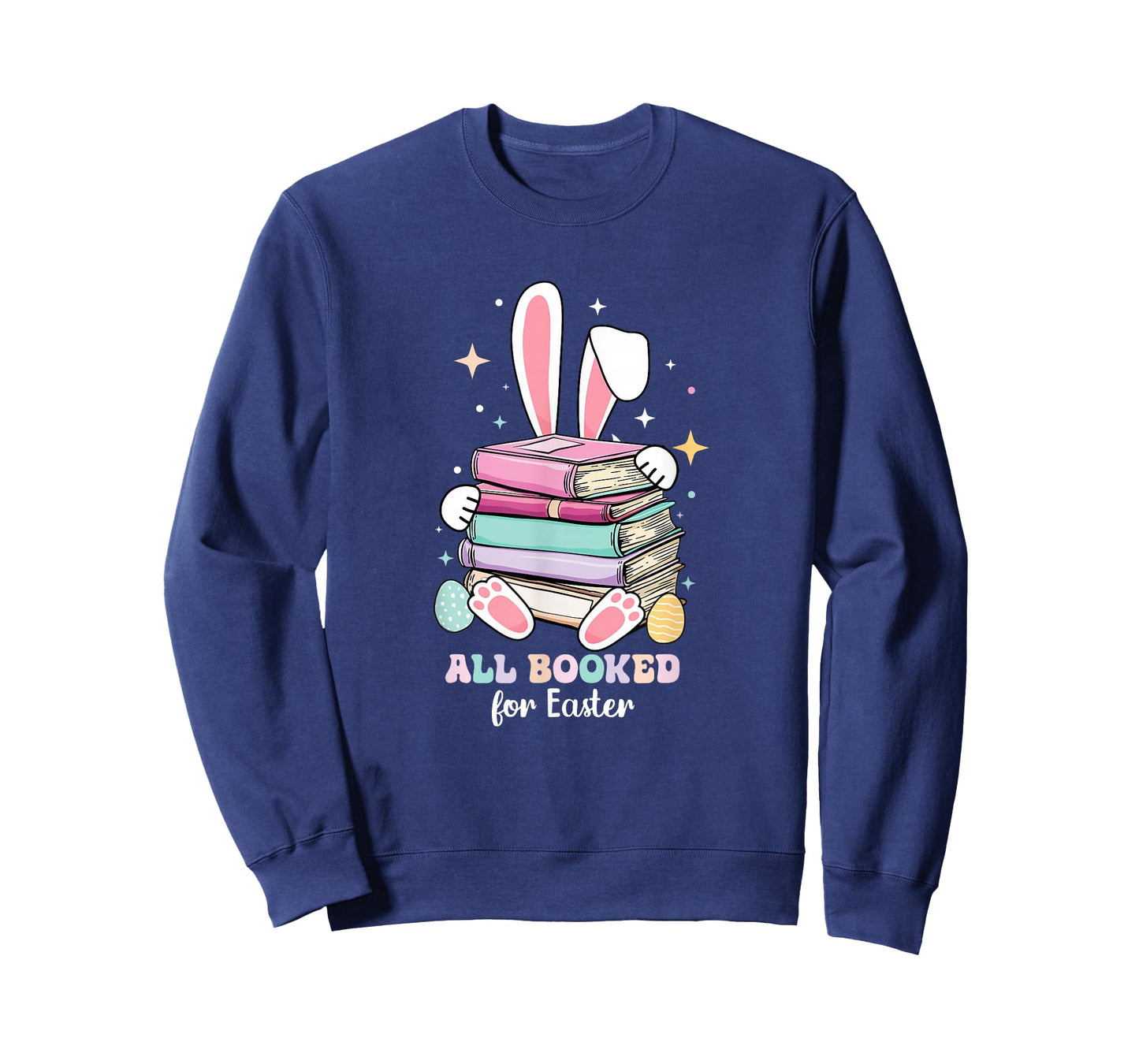 Easter Librarian Shirt - All Booked for Easter Bunny Reading T-Shirt