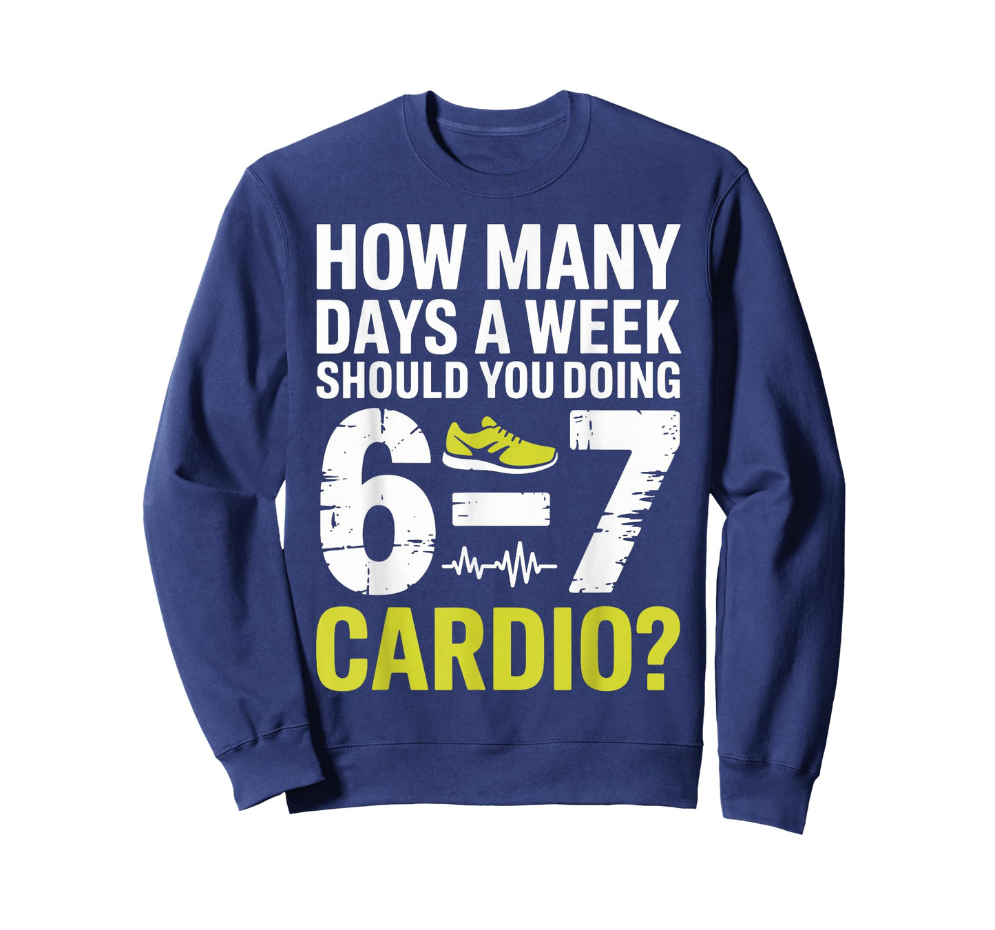 Funny Cardio Motivation Fitness Humor Running Workout Weekly T-Shirt