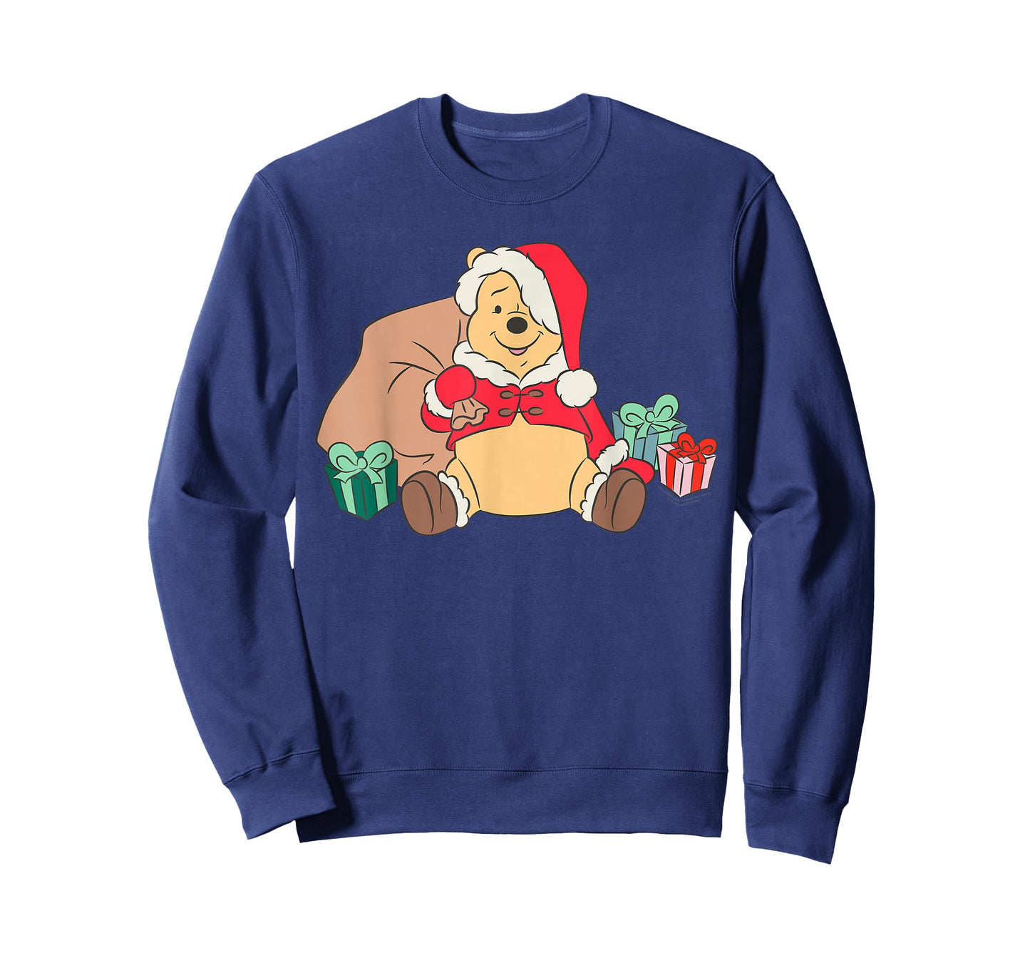 Disney Winnie The Pooh Santa Claus Holiday T-Shirt