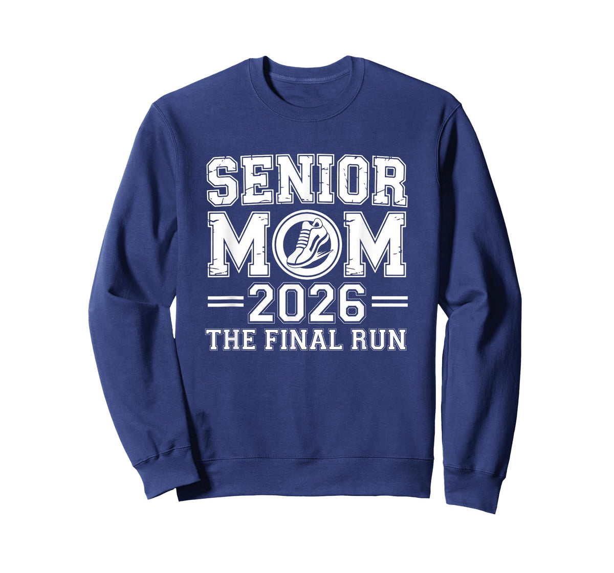 Senior Mom 2026 The Final Run Track Design T-Shirt