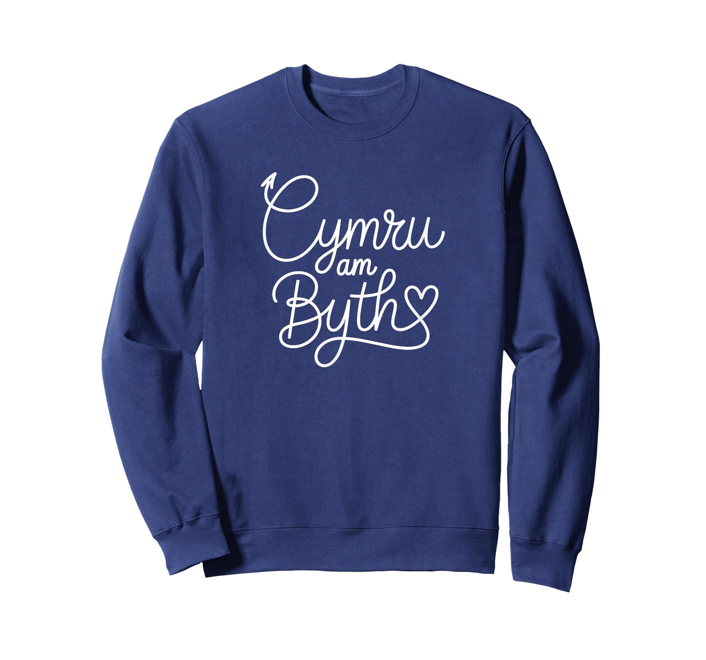 Wales is Forever - Welsh Patriotic Heart Line Art T-Shirt