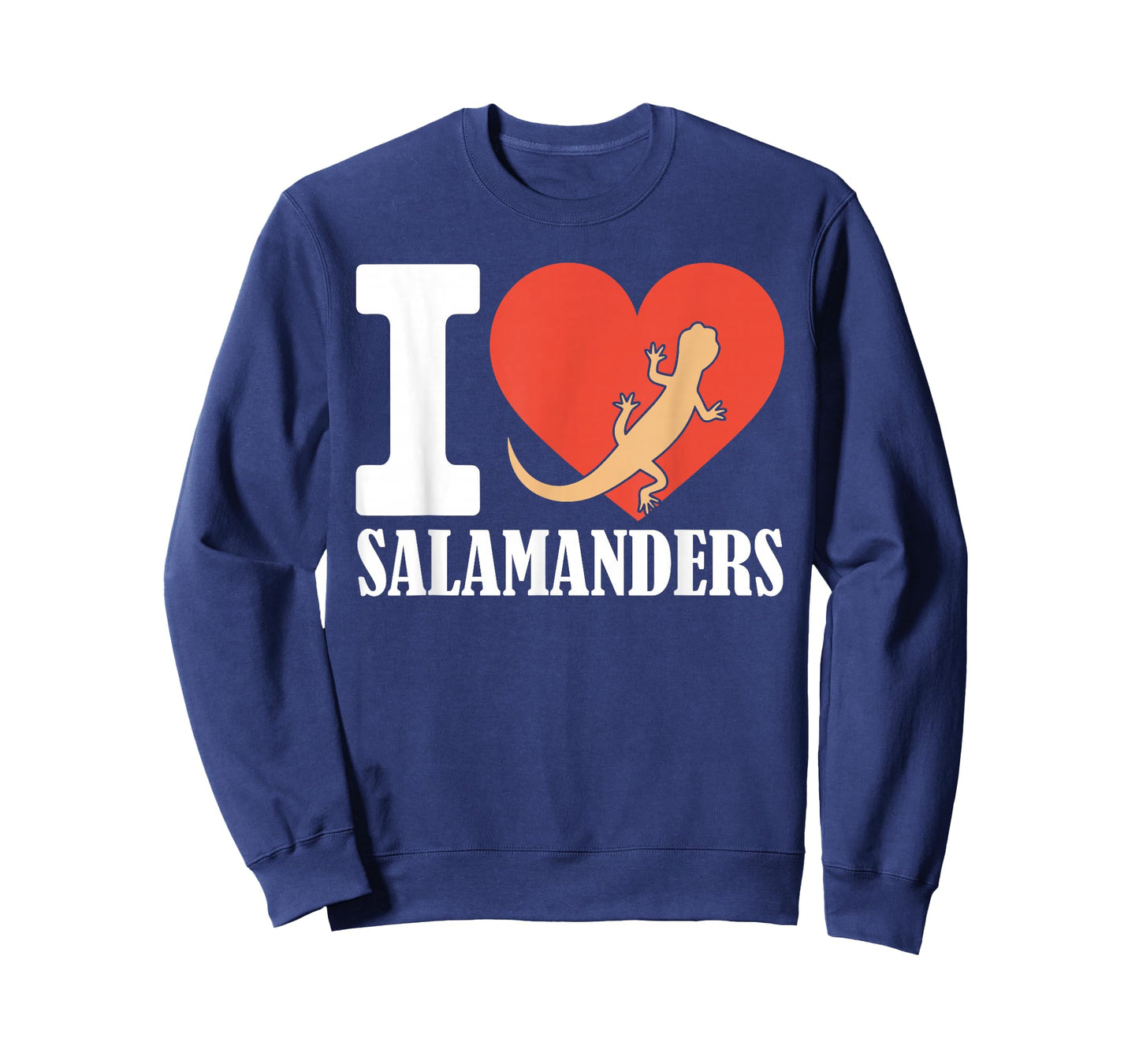 I Love Salamanders T-Shirt Heart Salamander T-Shirt