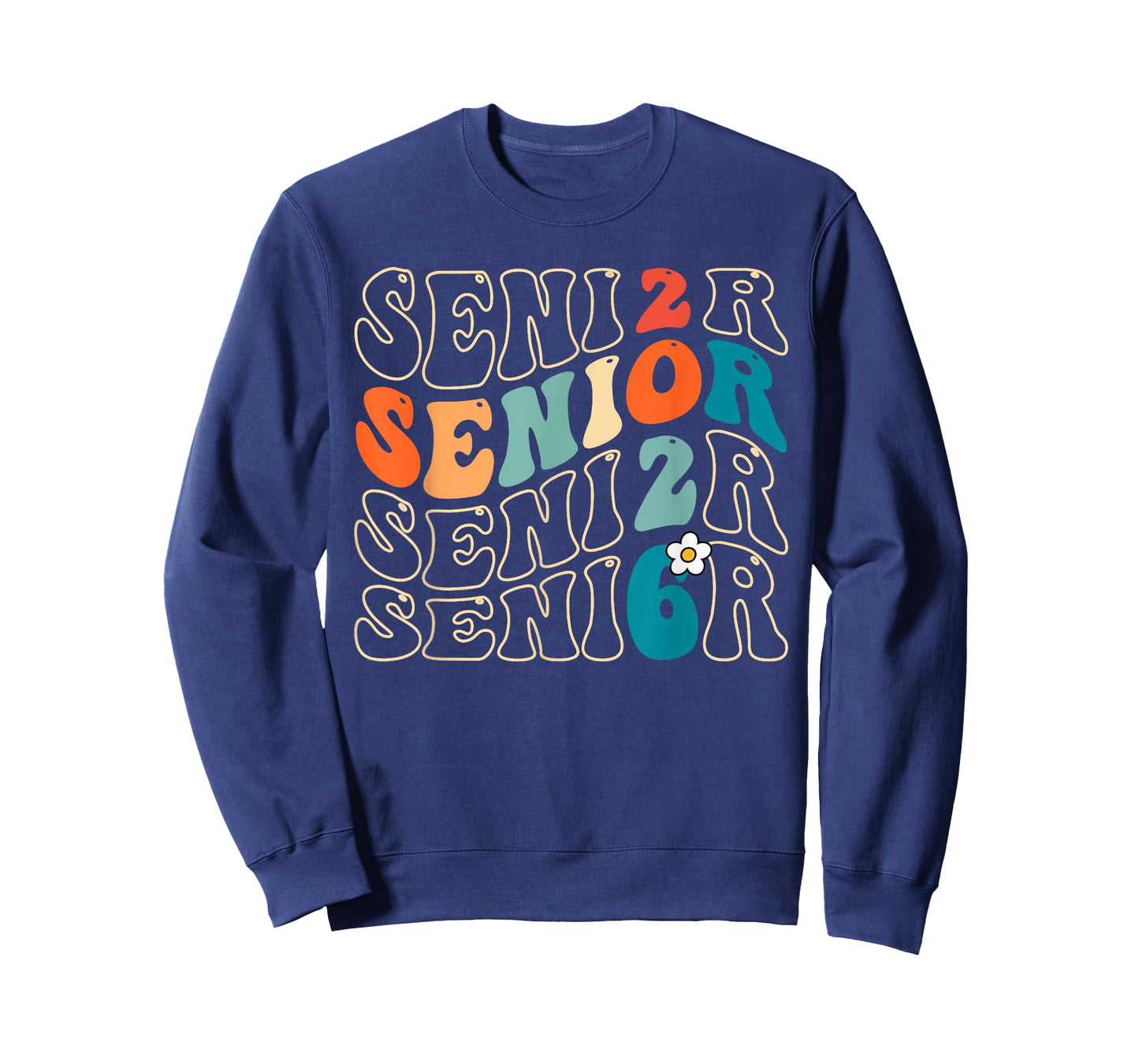 Senior 2026 Class of 2026 Retro Groovy Graduation Grad Women T-Shirt