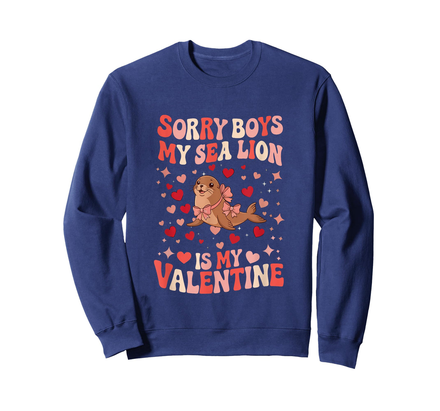 Sorry Sea Lion is My Valentine Joke Boys Cute Animal Lover T-Shirt