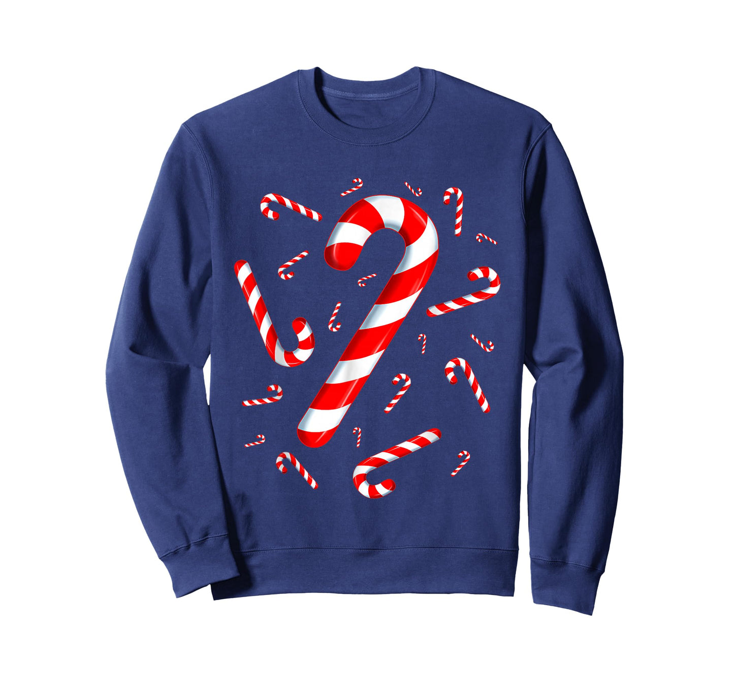 Christmas Candy Cane Santa Xmas Kids Toddler Youth Women Men T-Shirt