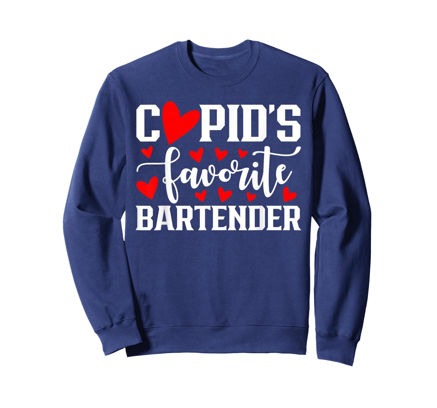 Cupid's Favorite Bartender Cute Heart Valentine's Day T-Shirt