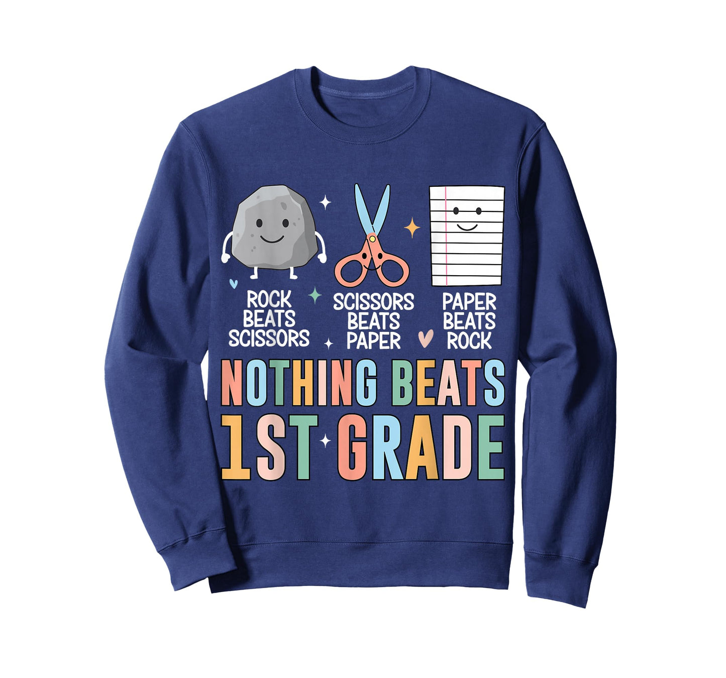 Nothing Beats 1st Grade Funny Back to School Kids Teachers T-Shirt