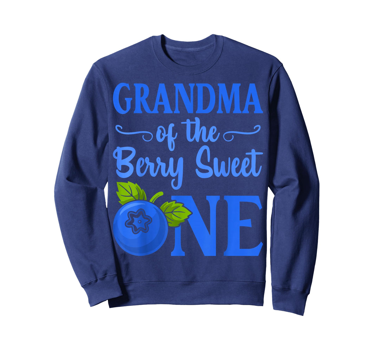 Grandma of The Berry Sweet One - Blueberry T-Shirt