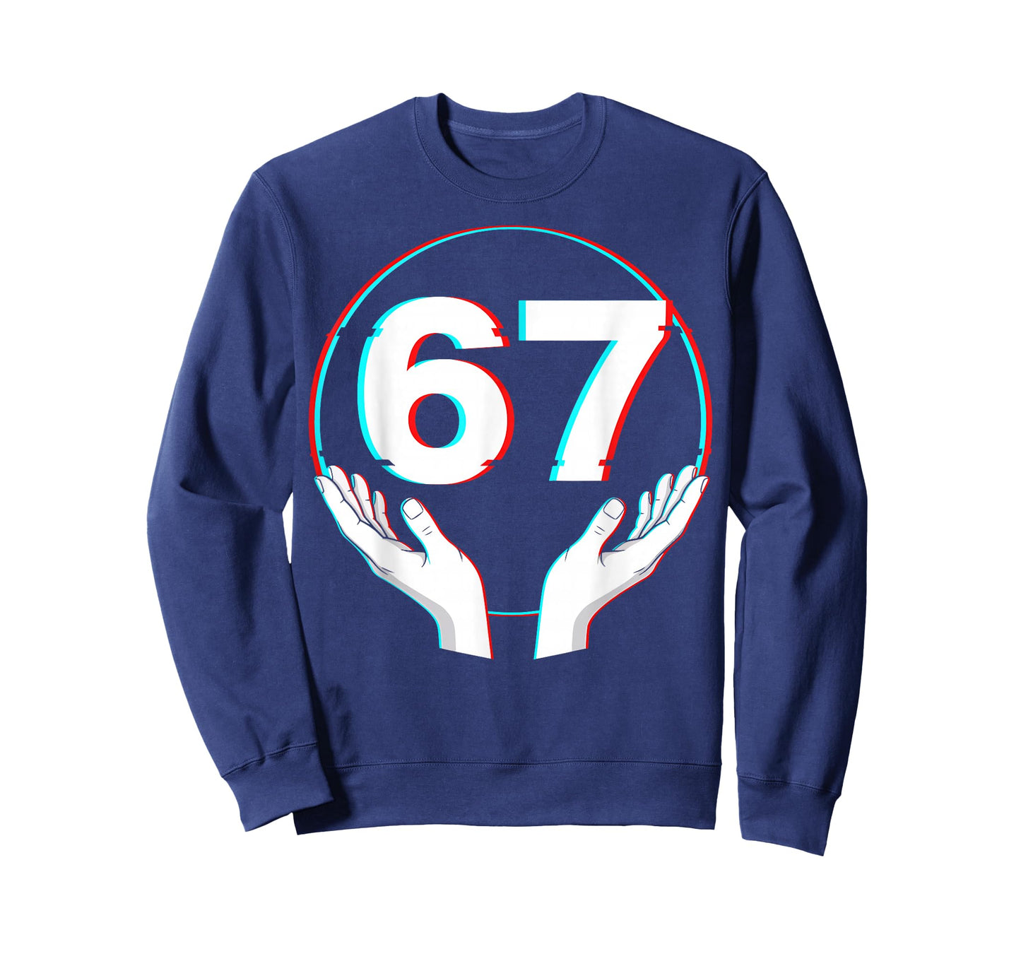 Funny Hands 67 Meme Six Seven Gen Alpha Slang T-Shirt