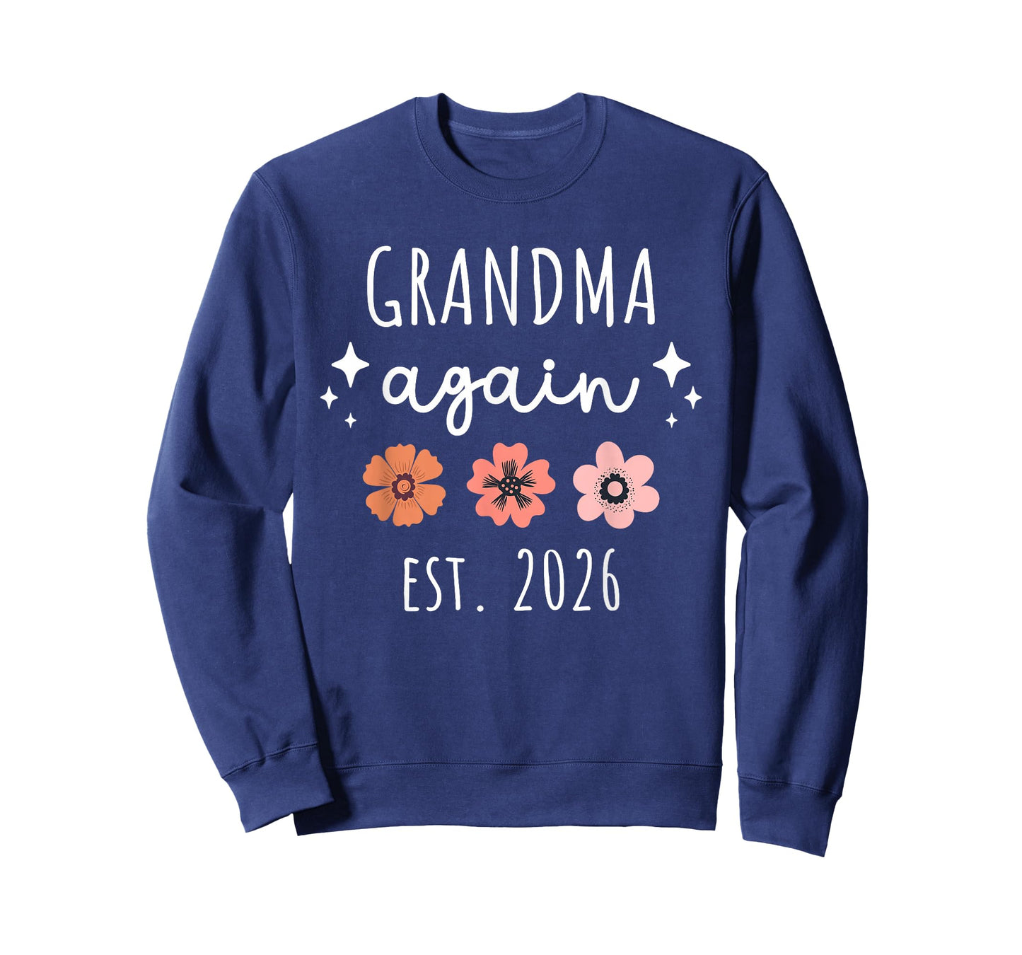 Grandma Again 2026 Second Grandbaby Pregnancy Announcement T-Shirt
