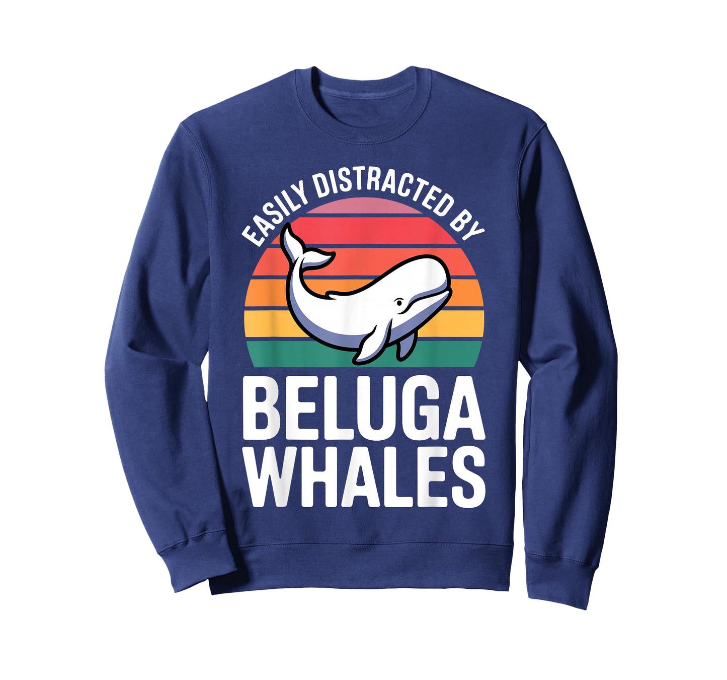 Funny Beluga Whale Design for Men Women Beluga Whale Lover T-Shirt