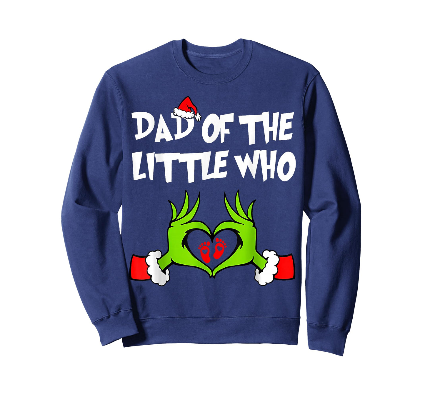 Dad of The Little Who Funny Christmas Pregnancy Announcement T-Shirt