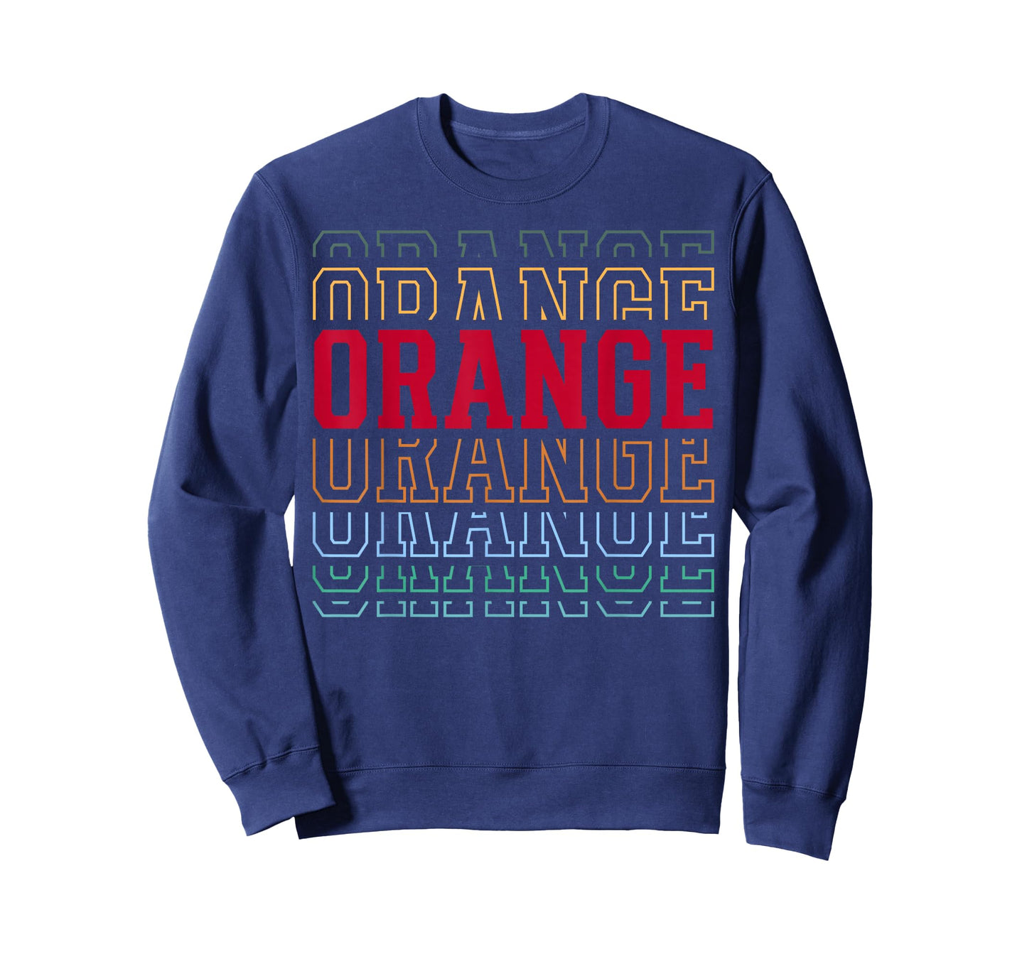 Orange Layered Text Costume Fruit Lover T-Shirt